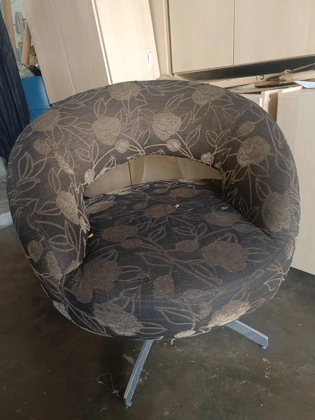 Poltrona antes da reforma