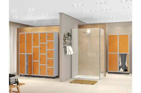 Roupeiros Vestiario - Laranja Picasso