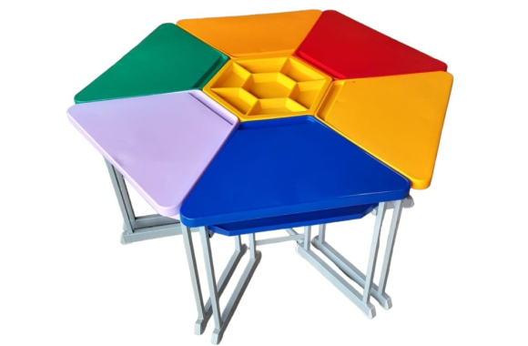  Mesa e cadeira escola colorido ESC-31
