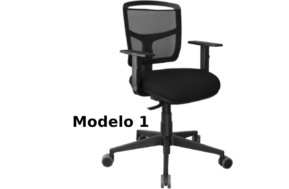 Cadeira de escritório ergonômica secretária B-Mesh