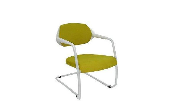 Flex com assento, encosto estofados/cadeiras polipropileno POL-017
