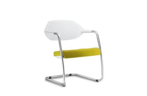 Flex com assento estofado/cadeiras polipropileno POL-018
